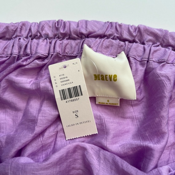 *New* Maeve Anthropologie Leonie One-Shoulder Top, Size Small - Picture 7 of 10